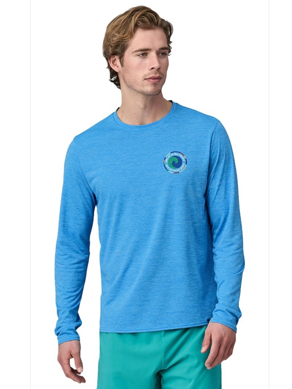Patagonia Men's Long-Sleeved Capilene Cool Daily Graphic Shirt Lands 45160
